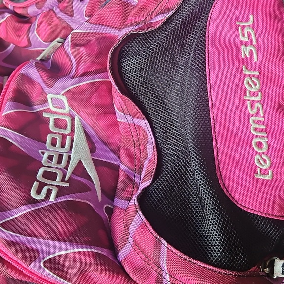 Speedo Pink Teamster Backpack 35L main image 6